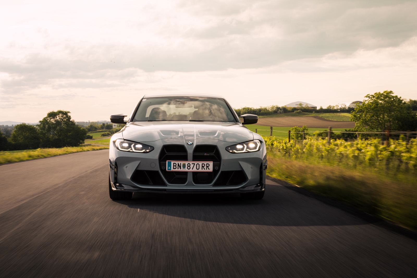 BMW M3 G80 Frontal Golden Hour